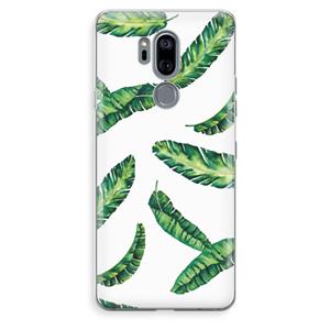 CaseCompany Lange bladeren: LG G7 Thinq Transparant Hoesje