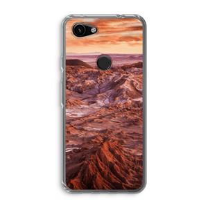 CaseCompany Mars: Google Pixel 3a Transparant Hoesje