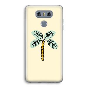 CaseCompany Palmboom: LG G6 Transparant Hoesje