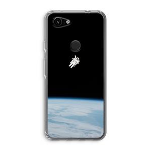 CaseCompany Alone in Space: Google Pixel 3a Transparant Hoesje