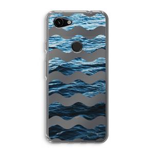 CaseCompany Oceaan: Google Pixel 3a Transparant Hoesje