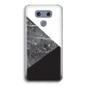 CaseCompany Combinatie marmer: LG G6 Transparant Hoesje