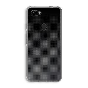 CaseCompany Musketon Halftone: Google Pixel 3a Transparant Hoesje