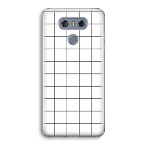 CaseCompany Rooster: LG G6 Transparant Hoesje