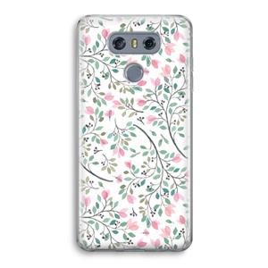 CaseCompany Sierlijke bloemen: LG G6 Transparant Hoesje