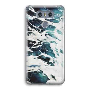 CaseCompany Golven: LG G6 Transparant Hoesje