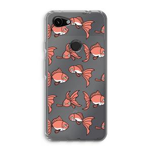 CaseCompany Blub: Google Pixel 3a Transparant Hoesje