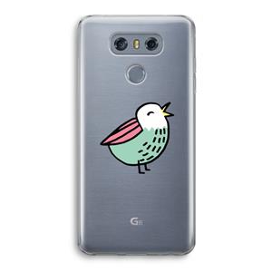 CaseCompany Birdy: LG G6 Transparant Hoesje