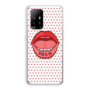 CaseCompany Yolo Denise: Oppo A94 5G Transparant Hoesje