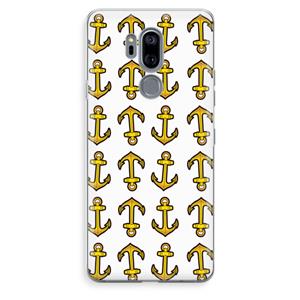 CaseCompany Musketon Anchor: LG G7 Thinq Transparant Hoesje