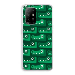 CaseCompany Crocs: Oppo A94 5G Transparant Hoesje