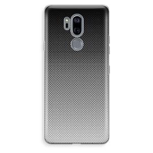 CaseCompany Musketon Halftone: LG G7 Thinq Transparant Hoesje