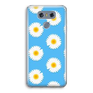 CaseCompany Margrietjes: LG G6 Transparant Hoesje