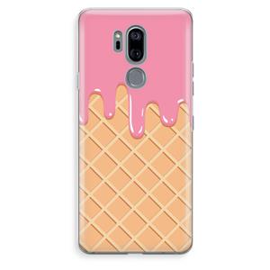 CaseCompany Ice cream: LG G7 Thinq Transparant Hoesje