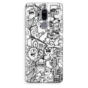 CaseCompany Vexx City #2: LG G7 Thinq Transparant Hoesje