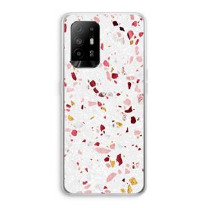 CaseCompany Terrazzo N°9: Oppo A94 5G Transparant Hoesje