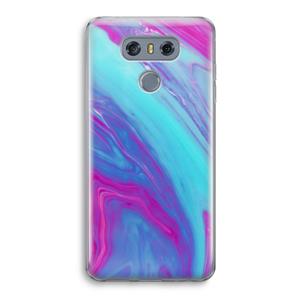 CaseCompany Zweverige regenboog: LG G6 Transparant Hoesje
