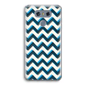 CaseCompany Onderbroken lijn: LG G6 Transparant Hoesje