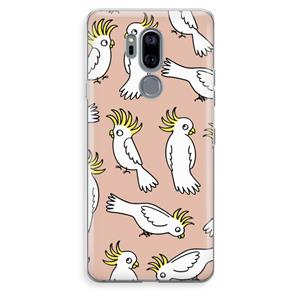 CaseCompany Papegaai: LG G7 Thinq Transparant Hoesje