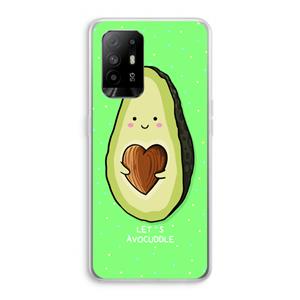 CaseCompany Avocuddle: Oppo A94 5G Transparant Hoesje