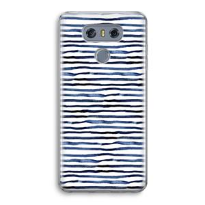 CaseCompany Verrassende lijnen: LG G6 Transparant Hoesje