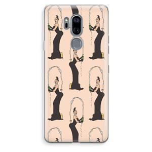 CaseCompany Pop Some Kim: LG G7 Thinq Transparant Hoesje
