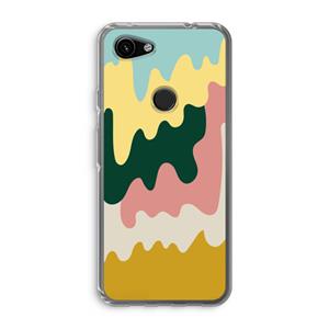 CaseCompany Baar B: Google Pixel 3a Transparant Hoesje