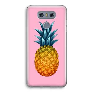CaseCompany Grote ananas: LG G6 Transparant Hoesje