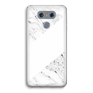 CaseCompany Biggest stripe: LG G6 Transparant Hoesje