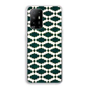CaseCompany Moroccan tiles: Oppo A94 5G Transparant Hoesje