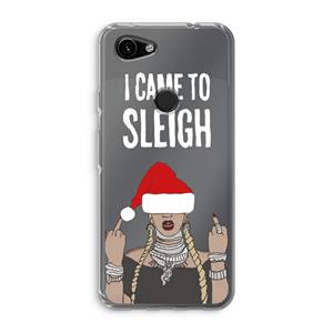 CaseCompany Came To Sleigh: Google Pixel 3a Transparant Hoesje