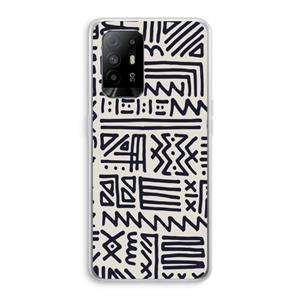 CaseCompany Marrakech print: Oppo A94 5G Transparant Hoesje