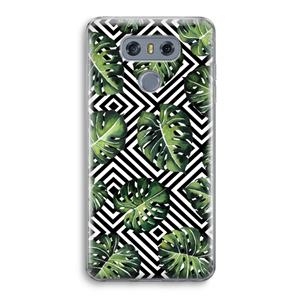 CaseCompany Geometrische jungle: LG G6 Transparant Hoesje