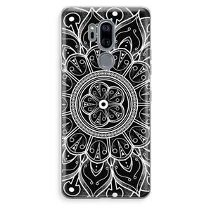 CaseCompany Roses Are Red: LG G7 Thinq Transparant Hoesje