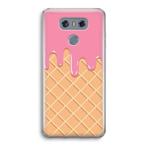 CaseCompany Ice cream: LG G6 Transparant Hoesje