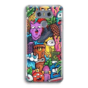 CaseCompany Vexx Mixtape: LG G6 Transparant Hoesje