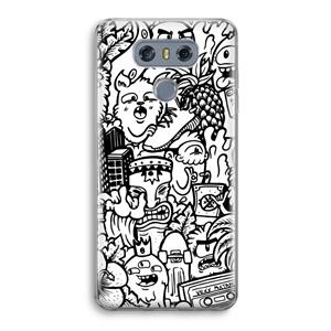 CaseCompany Vexx Mixtape #2: LG G6 Transparant Hoesje
