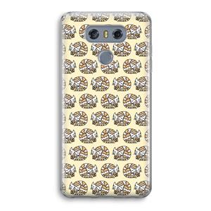CaseCompany Slapende poes: LG G6 Transparant Hoesje