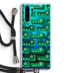 CaseCompany Crocs: Huawei P30 Pro Transparant Hoesje met koord