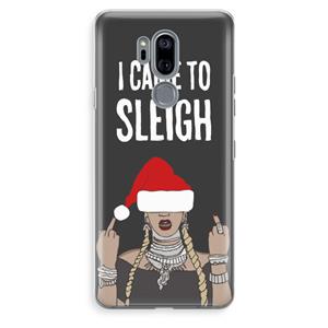 CaseCompany Came To Sleigh: LG G7 Thinq Transparant Hoesje
