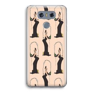 CaseCompany Pop Some Kim: LG G6 Transparant Hoesje