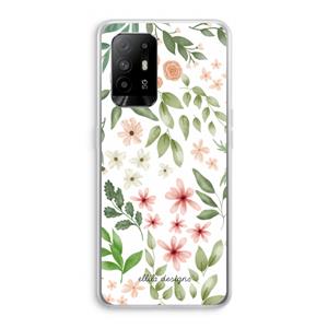 CaseCompany Botanical sweet flower heaven: Oppo A94 5G Transparant Hoesje