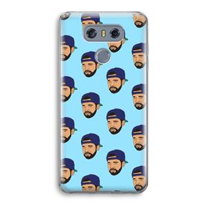 CaseCompany Drake Away: LG G6 Transparant Hoesje