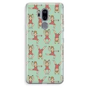 CaseCompany Gymboys: LG G7 Thinq Transparant Hoesje