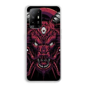 CaseCompany Hell Hound and Serpents: Oppo A94 5G Transparant Hoesje