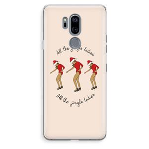 CaseCompany Jingle Ladies: LG G7 Thinq Transparant Hoesje