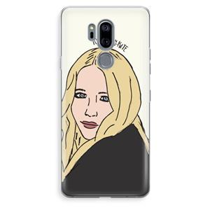 CaseCompany Mary Kate: LG G7 Thinq Transparant Hoesje