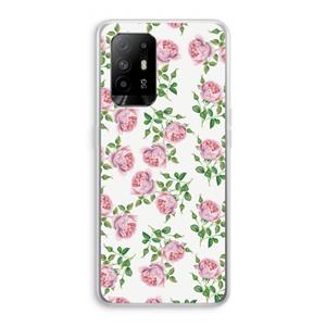 CaseCompany Kleine roosjes: Oppo A94 5G Transparant Hoesje