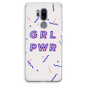 CaseCompany GRL PWR: LG G7 Thinq Transparant Hoesje