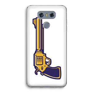 CaseCompany Pew Pew Pew: LG G6 Transparant Hoesje